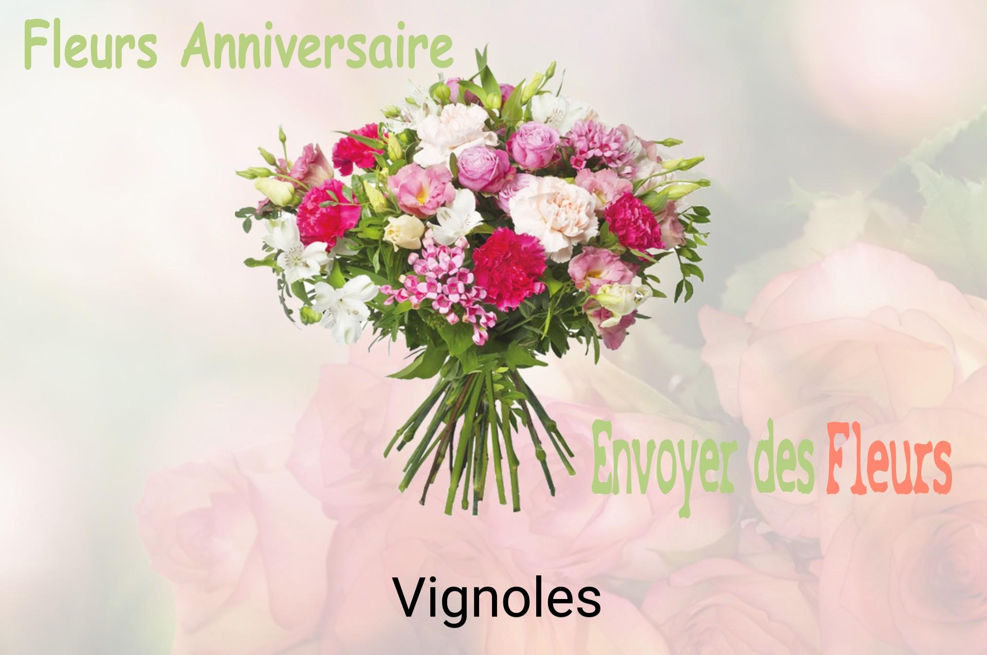 Bouquet de fleurs d’anniversaire livré à Vignoles